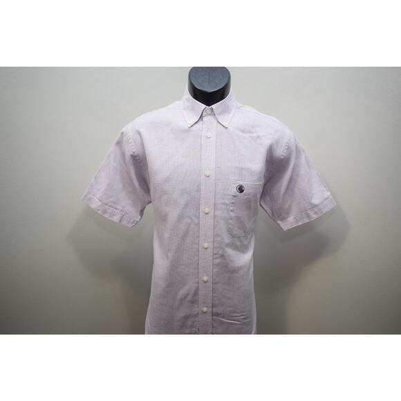 Southern Proper Dress Shirt Striped Short Sleeve Front Pocket Mens Size Small - Picture 2 of 7